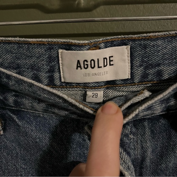 AGOLDE | Parker Vintage Cut Off Denim 2” Shorts - Picture 5 of 5